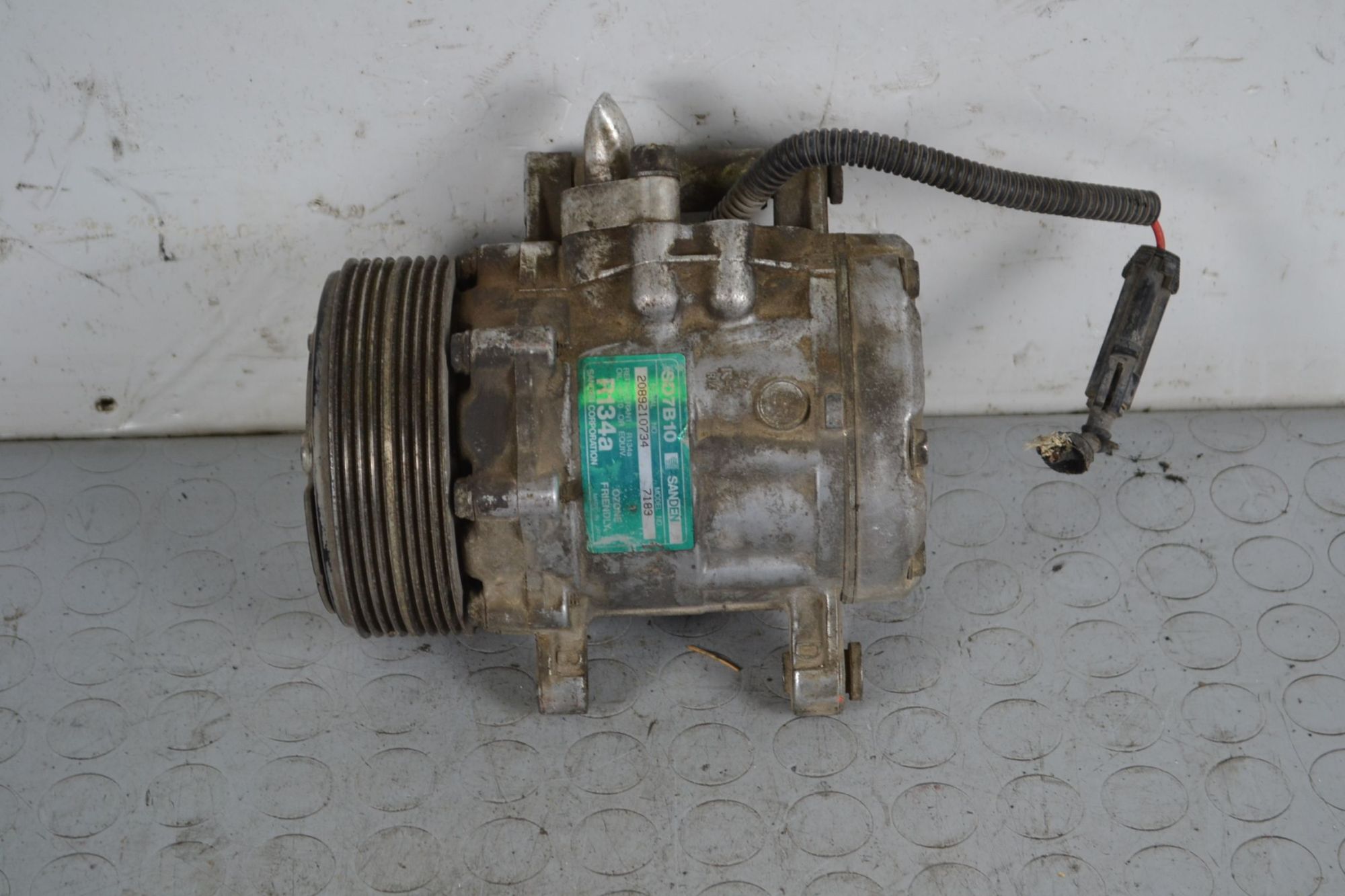 Compressore AC Fiat Seicento Dal 2005 al 2010 Cod sanden 7183  1704445732036