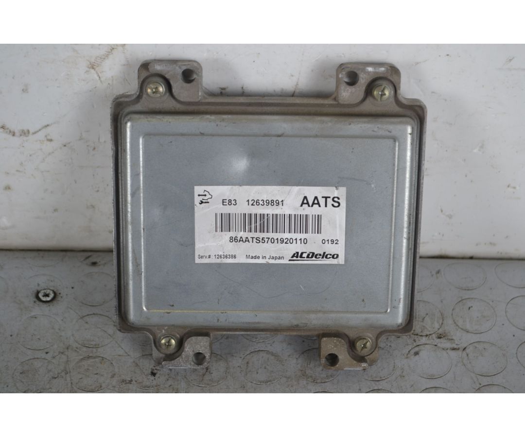 Centralina ECU Opel Meriva B dal 2010 al 2017 Cod 12639891  1705334977088