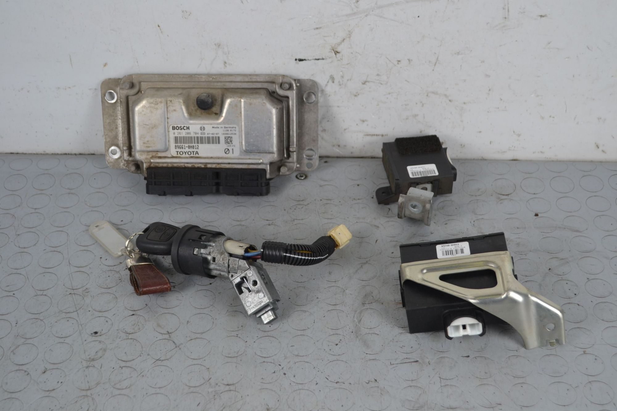 Kit Chiave Accensione Citroen C1 dal 2005 al 2014 Cod 89661-0h012  1705911478274