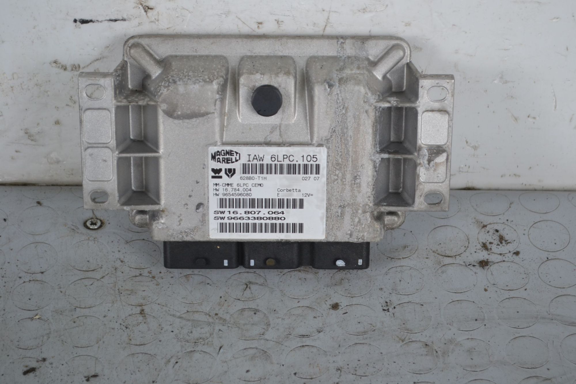 Centralina ECU Peugeot 207 dal 2006 al 2015 Cod 9663380880  1705924112202