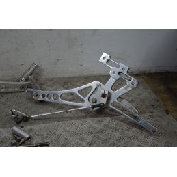 Coppia Pedane Arretrate Ducati Monster 620 I.E. dal 2002 al 2006  1706019972114