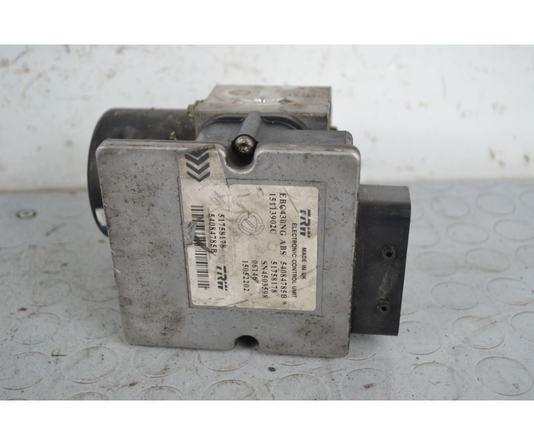 Pompa modulo ABS Lancia Ypsilon Dal 2003 al 2011 Cod 51758178 1706168974229 Pompa modulo ABS Lancia Ypsilon Dal 2003 al 2011 Cod 51758178 1706168974229
