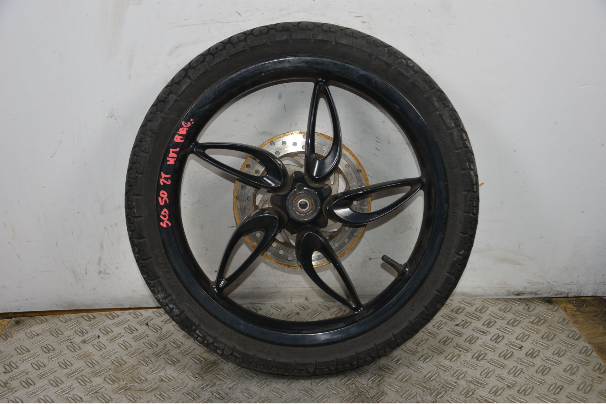 Cerchio Anteriore Aprilia Scarabeo 50 2T Motore Piaggio Dal 2018 Al 2022  1706268505293