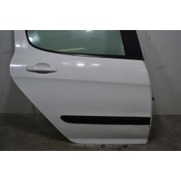 Portiera sportello posteriore DX Peugeot 308 Dal 2007 al 2014 Colore bianco  1706795504356