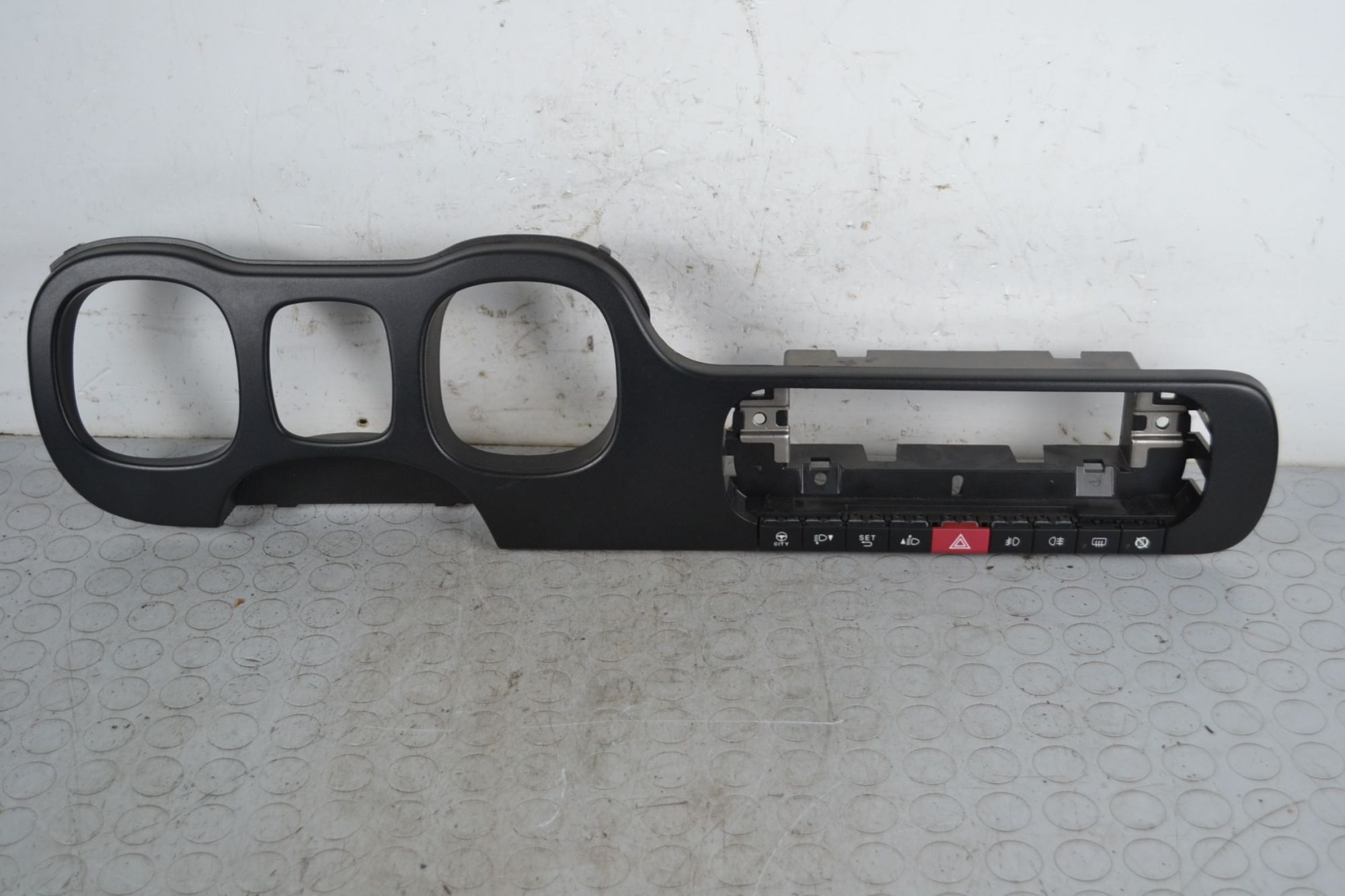 Cornice Rivestimento Strumentazione + Pulsanti Multifunzione Fiat Panda 312 dal 12/2011 al 04/2017 Cod 735491812  1707210859822