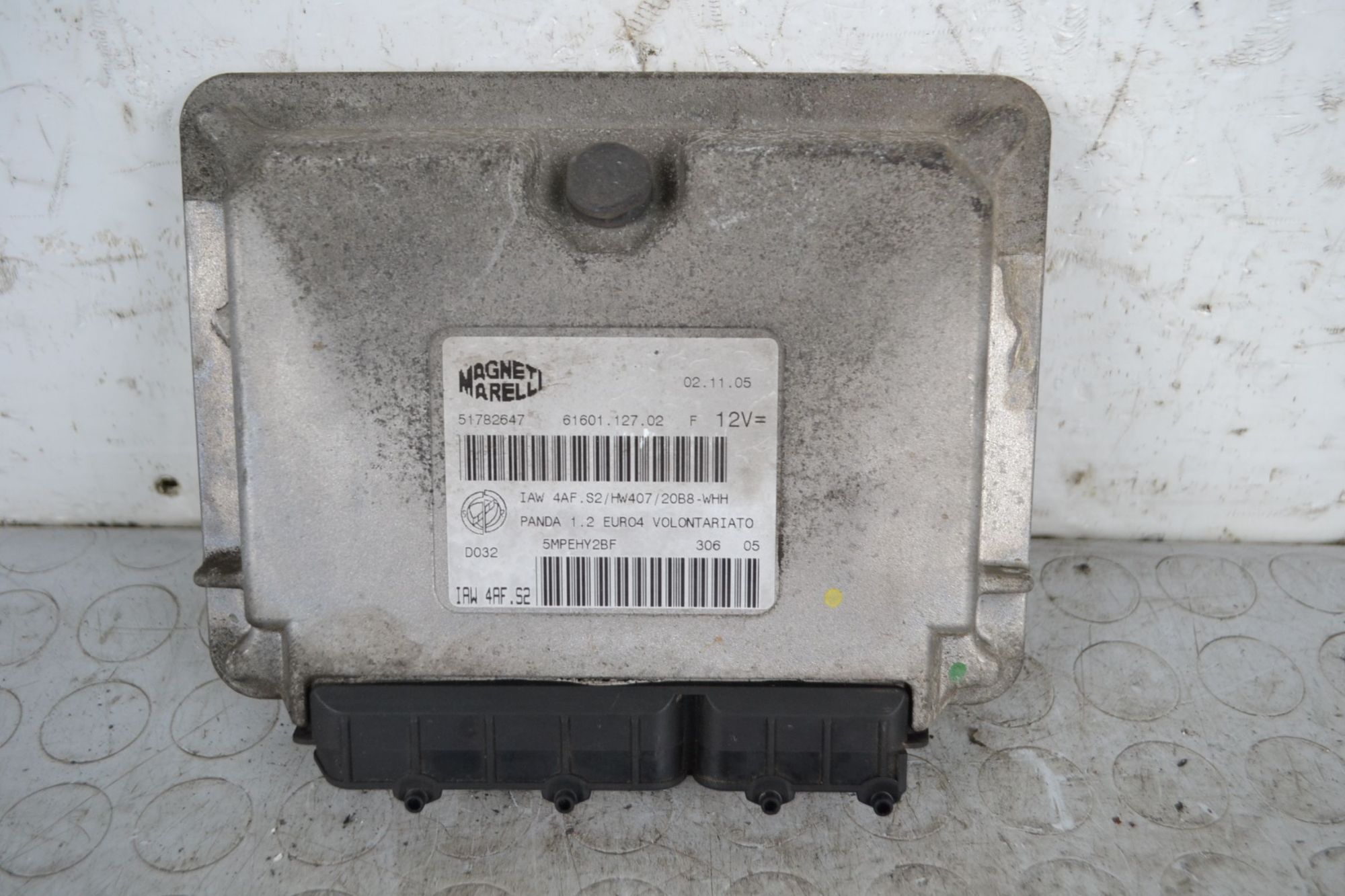 Centralina ECU Fiat Panda 169 Dal 2003 al 2012 Cod 51782647 1.2 benzina  1707485408671