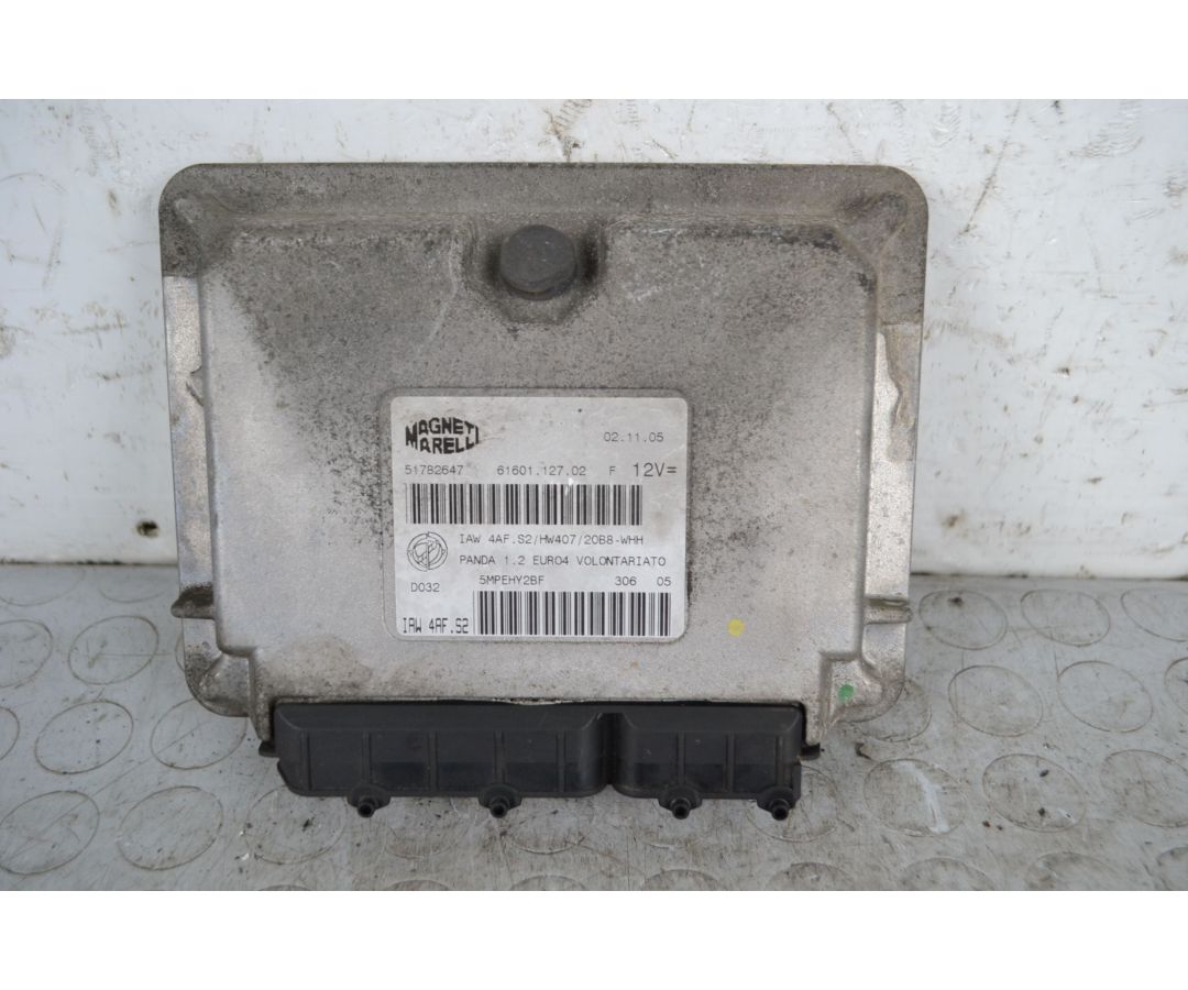 Centralina ECU Fiat Panda 169 Dal 2003 al 2012 Cod 51782647 1.2 benzina  1707485408671