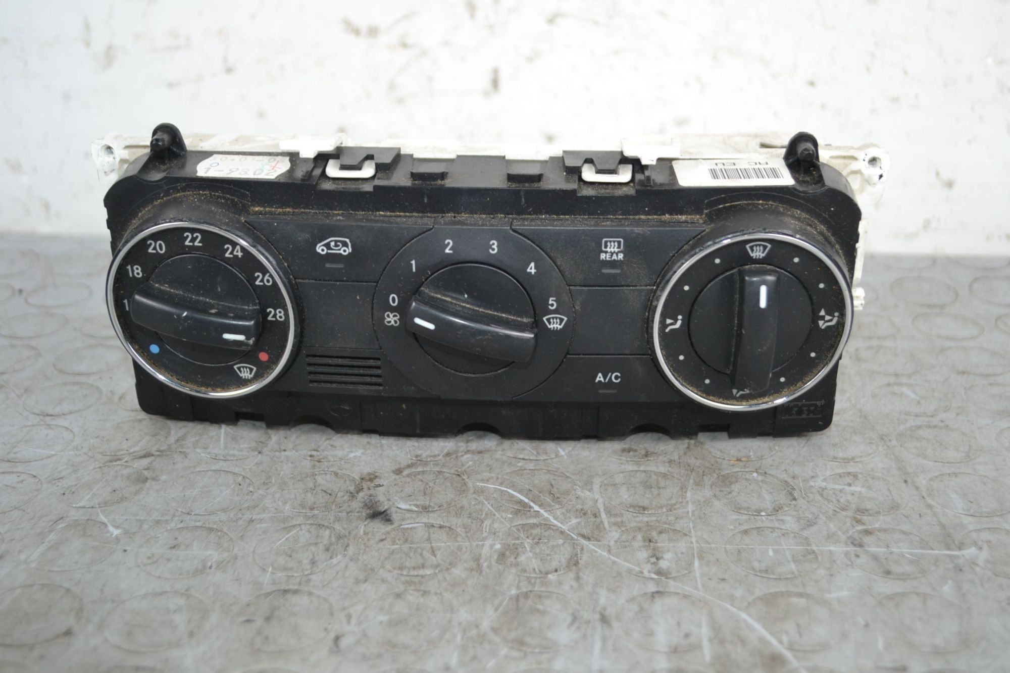 Controllo Comando Clima Mercedes Classe A W169 dal 2004 al 2012 Cod a1698301985  1707729880300