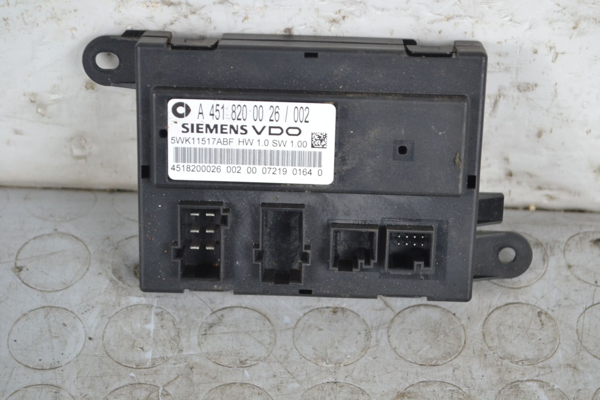 Centralina Chiusara Centralizzata Smart ForTwo W451 dal 2007 al 2015 Cod a4518200026  1707730317864
