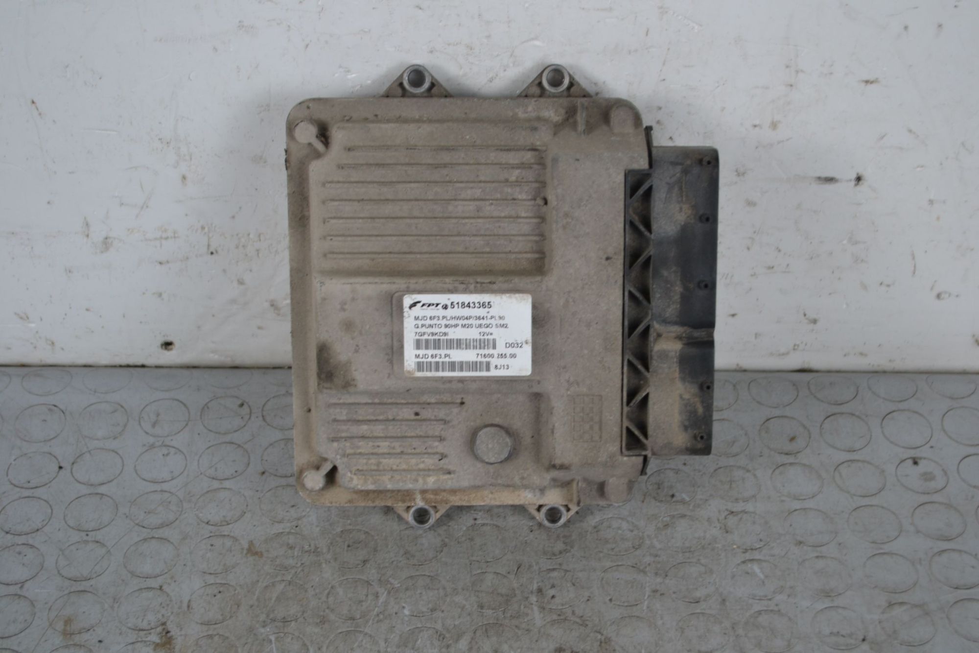 Centralina ECU Fiat Grande Punto Dal 2005 al 2018 Cod 51843365  1707734783436