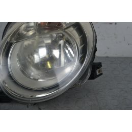 Faro fanale anteriore SX Fiat 500 Dal 2007 al 2015 Cod 45550748  1707738576669