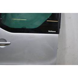 Portiera sportello laterale scorrevole SX Citroen Berlingo II Dal 2008 al 2018 Colore grigio argento  1707922512749