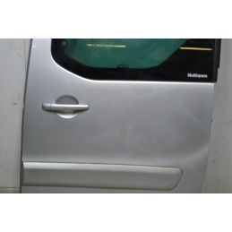 Portiera sportello laterale scorrevole SX Citroen Berlingo II Dal 2008 al 2018 Colore grigio argento  1707922512749