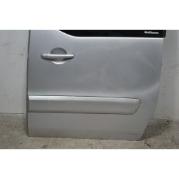Portiera sportello laterale scorrevole SX Citroen Berlingo II Dal 2008 al 2018 Colore grigio argento  1707922512749