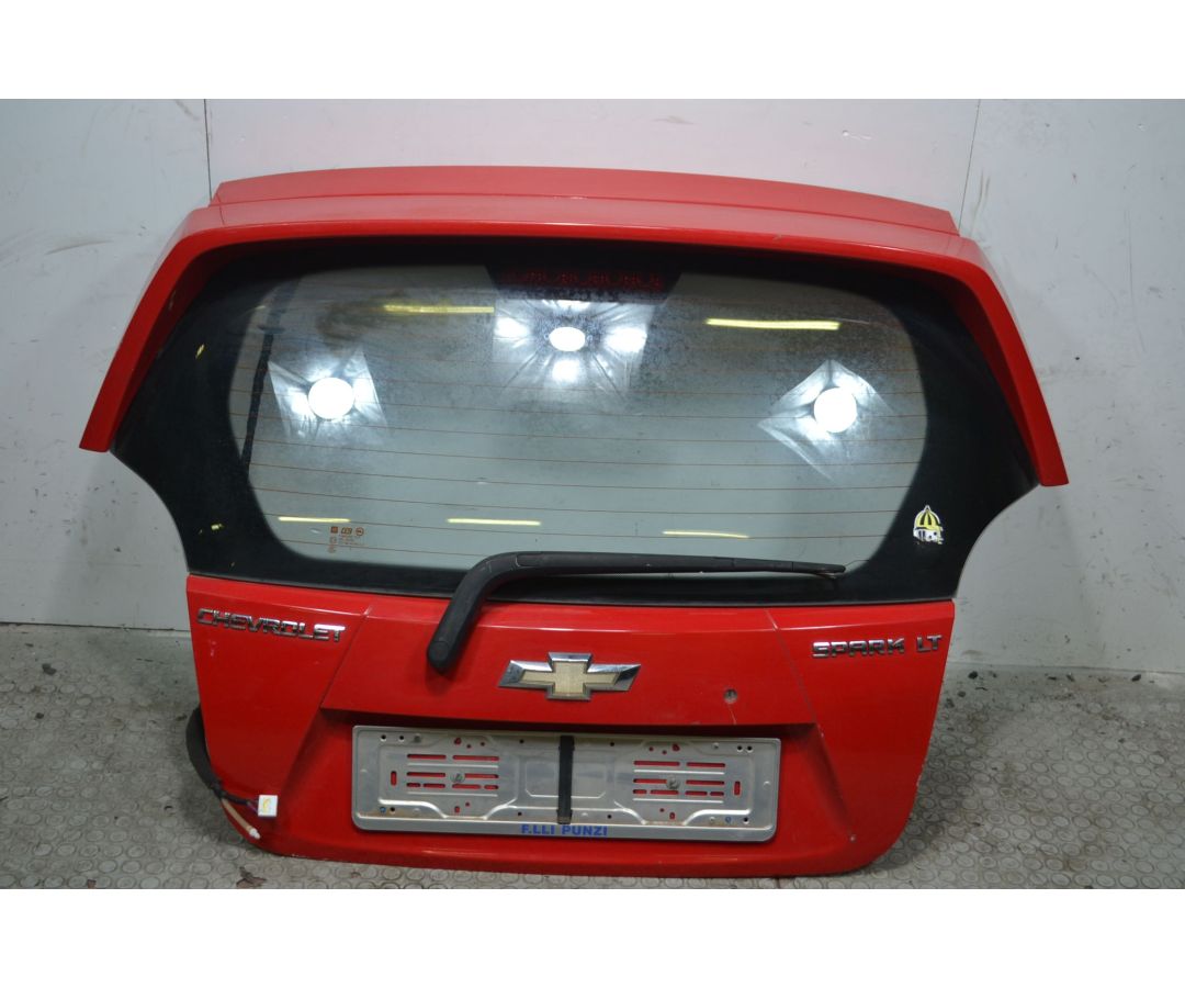 Portellone bagagliaio posteriore Chevrolet Spark Dal 2009 al 2016 Colore rosso  1707927733231