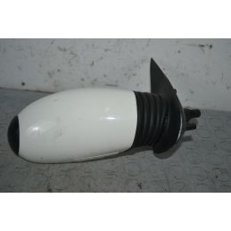 Specchietto retrovisore esterno DX Fiat Seicento Dal 1998 al 2010 Colore bianco Cod 021074  1707994108185