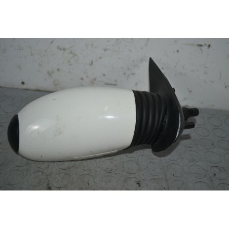 Specchietto retrovisore esterno DX Fiat Seicento Dal 1998 al 2010 Colore bianco Cod 021074  1707994108185