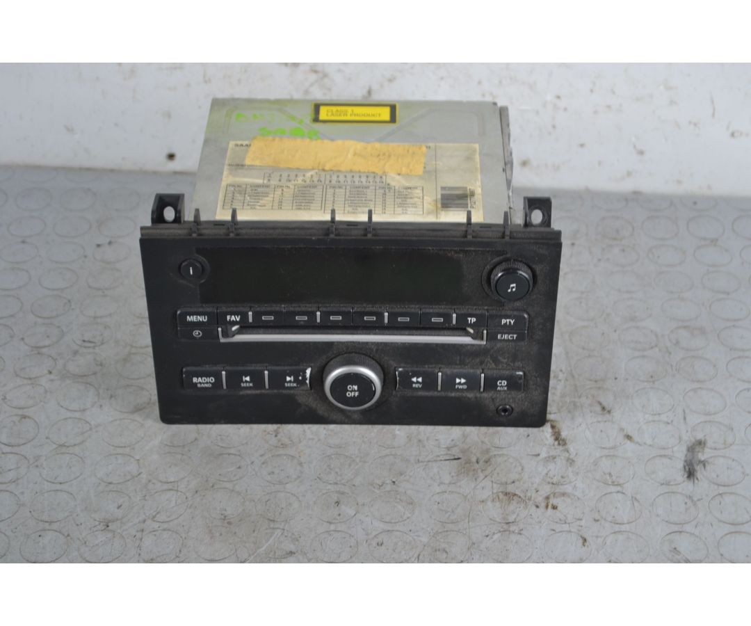 Autoradio Saab 9-3 SW YS3F dal 08/2002 al 02/2015 Cod 12799617 Cod Motore Z19DTH  1708679164731