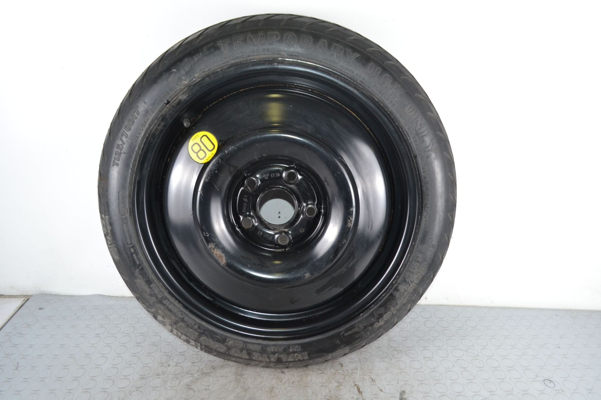 Ruotino di sorta Toyota Auris Dal 2003 al 2009 Cod 2170602 Misura 125/70 R17 5 fori  1708680199838