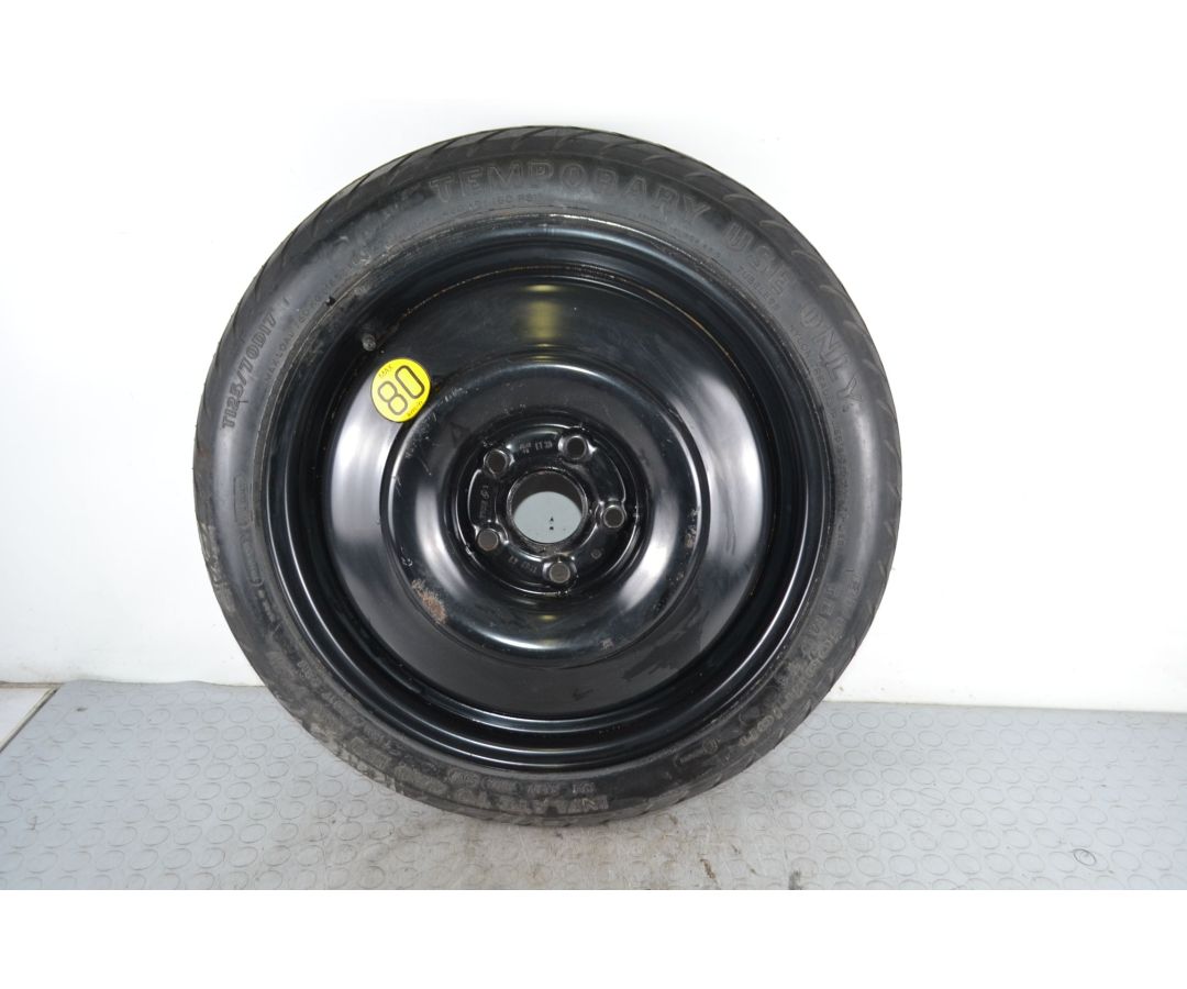 Ruotino di sorta Toyota Auris Dal 2003 al 2009 Cod 2170602 Misura 125/70 R17 5 fori  1708680199838