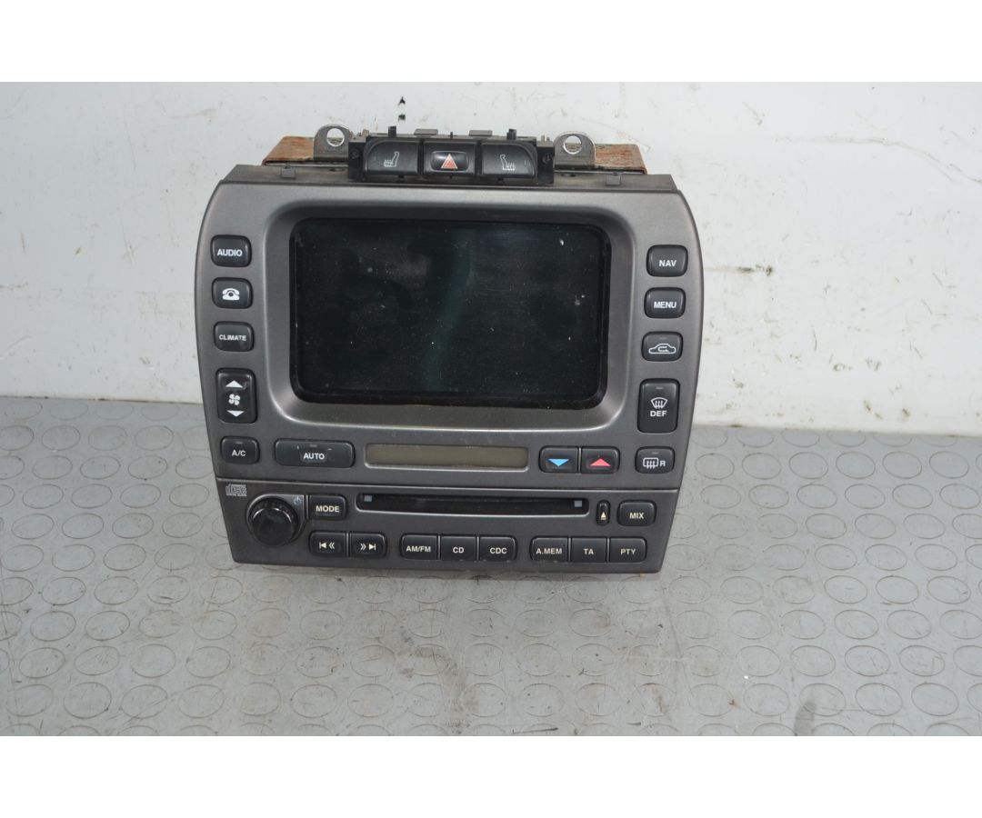 Autoradio + Controllo Comando Clima Jaguar X-Type dal 02/2001 al 05/2010 Cod 1x43-10e889fc Cod Motore QJBA  1708940890260