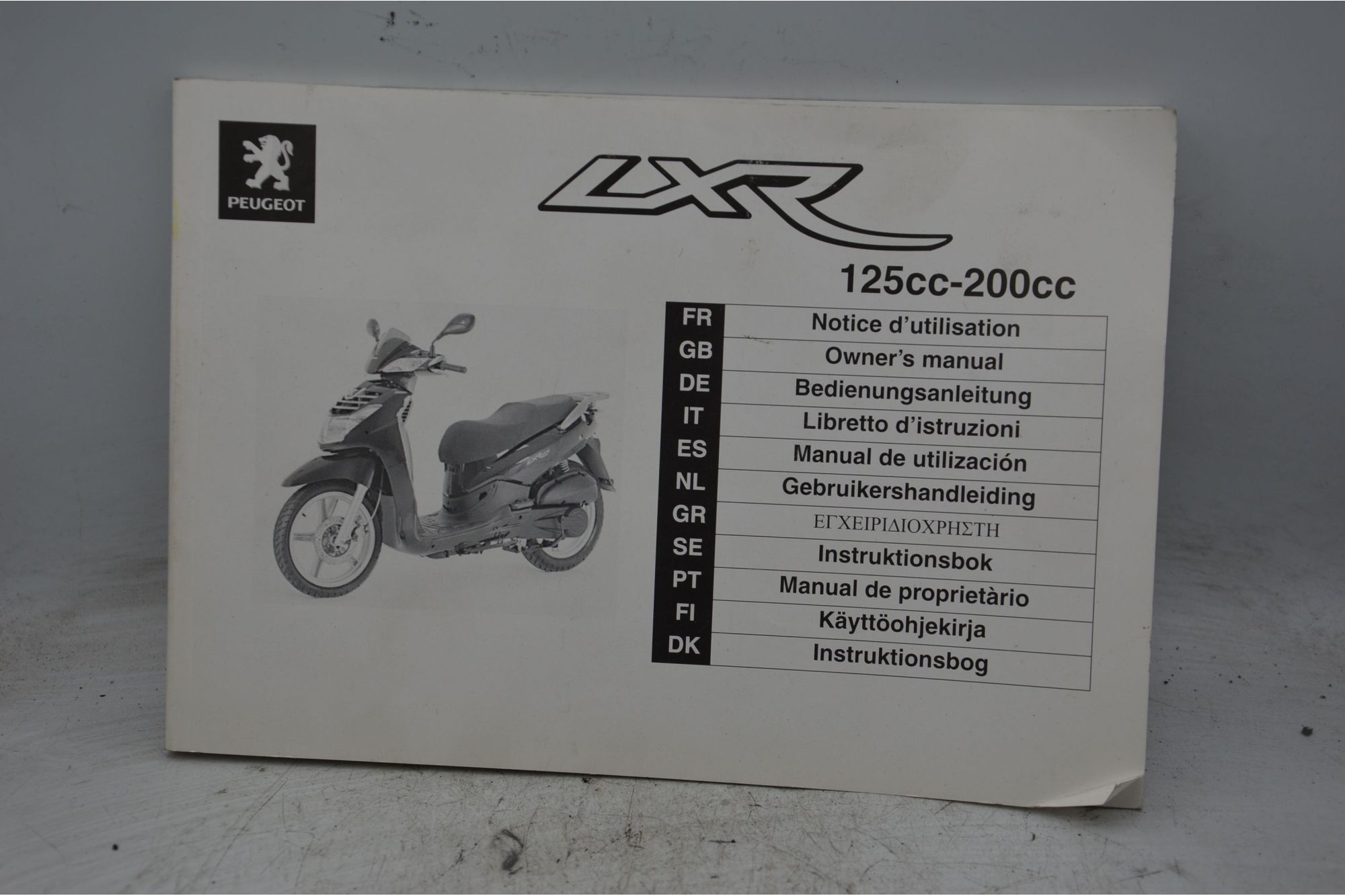 Libretto Uso E Manutenzione Peugeot LXR 200 dal 2009 al 2014  1710426526785