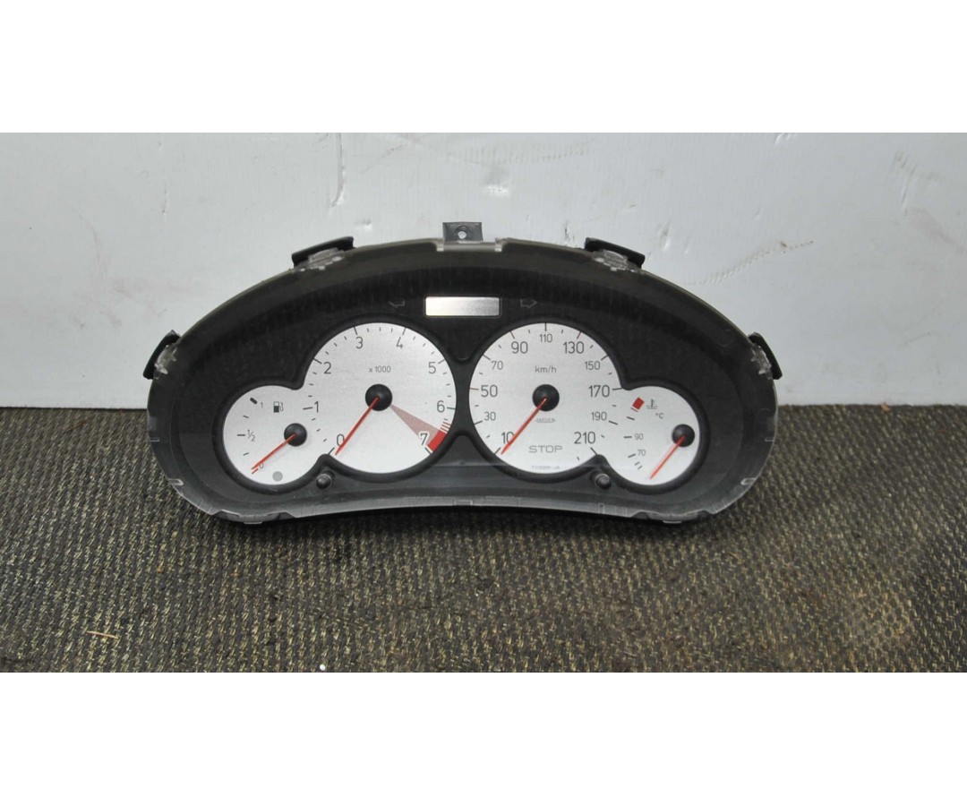 Strumentazione Contachilometri Completa Peugeot 206 dal 1998 al 2012 Cod 965729180  2411111159422