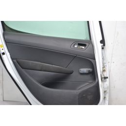 Portiera sportello posteriore SX Peugeot 308 Dal 2007 al 2014 Colore bianco  1711117451751