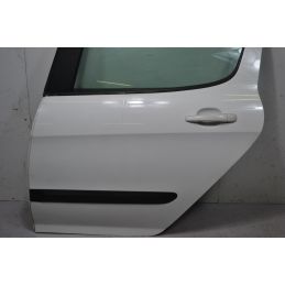 Portiera sportello posteriore SX Peugeot 308 Dal 2007 al 2014 Colore bianco  1711117451751