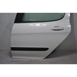 Portiera sportello posteriore SX Peugeot 308 Dal 2007 al 2014 Colore bianco  1711117451751