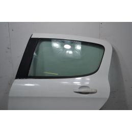 Portiera sportello posteriore SX Peugeot 308 Dal 2007 al 2014 Colore bianco  1711117451751