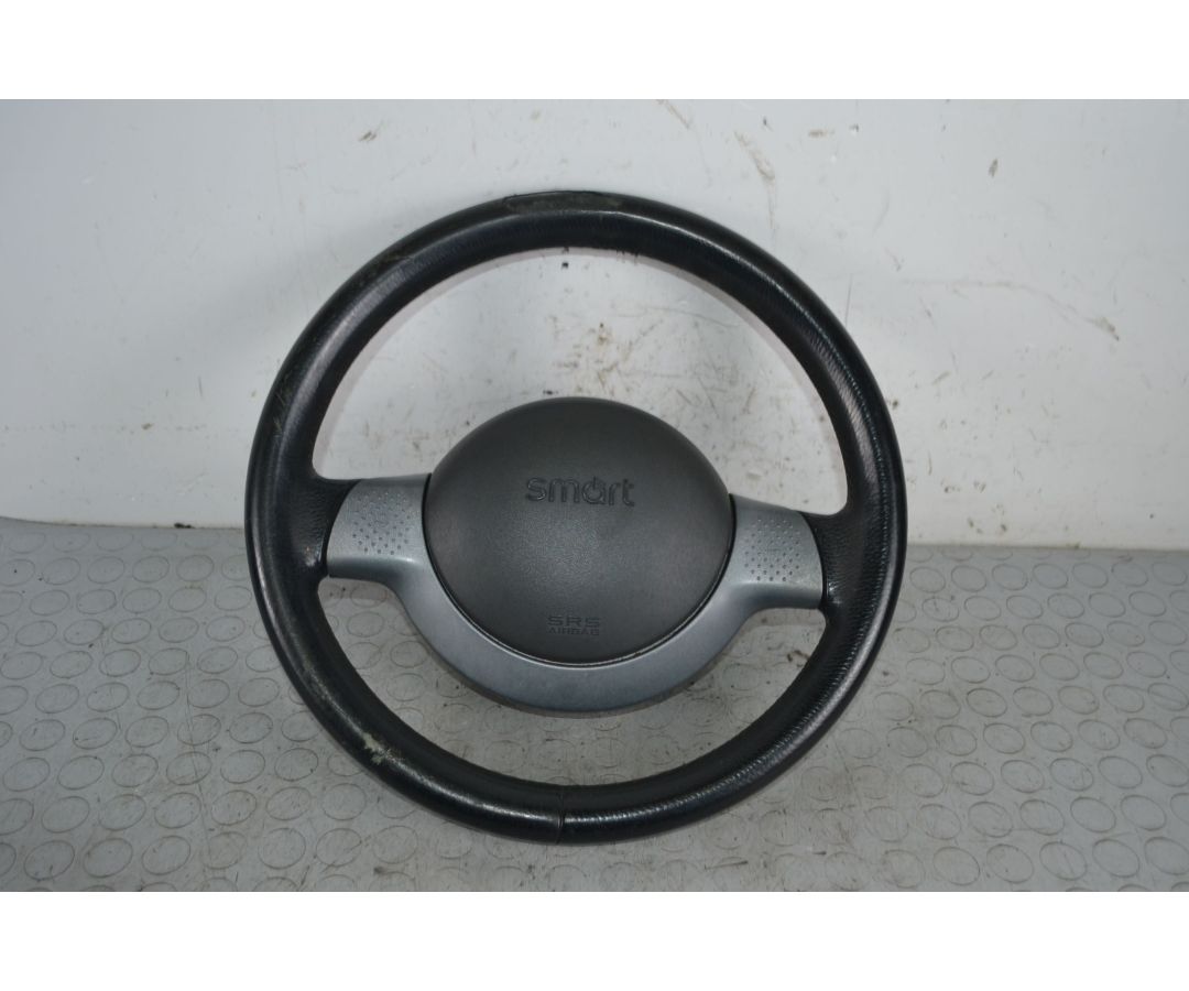 Volante + contatto spiralato Smart Fortwo W450 Dal 1998 al 2007 Cod 000-1296-V008 1711466947189 Volante + contatto spiralato Smart Fortwo W450 Dal 1998 al 2007 Cod 000-1296-V008 1711466947189