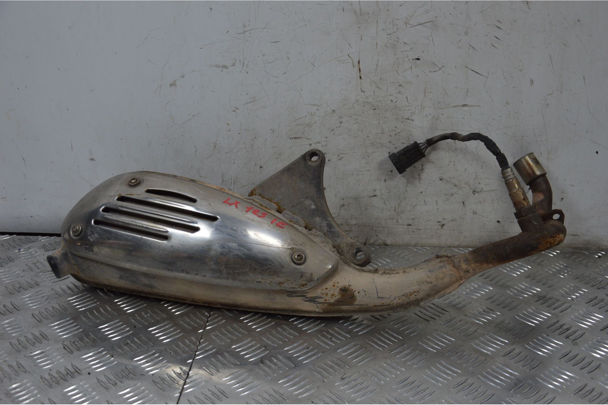 Marmitta Terminale Di Scarico Piaggio Vespa LX 125 / 150 Dal 2005 al 2014  1711727048822