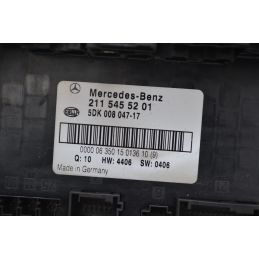Body computer Mercedes Classe E W211 Dal 2006 al 2009 Cod 2115455201  1712821279945