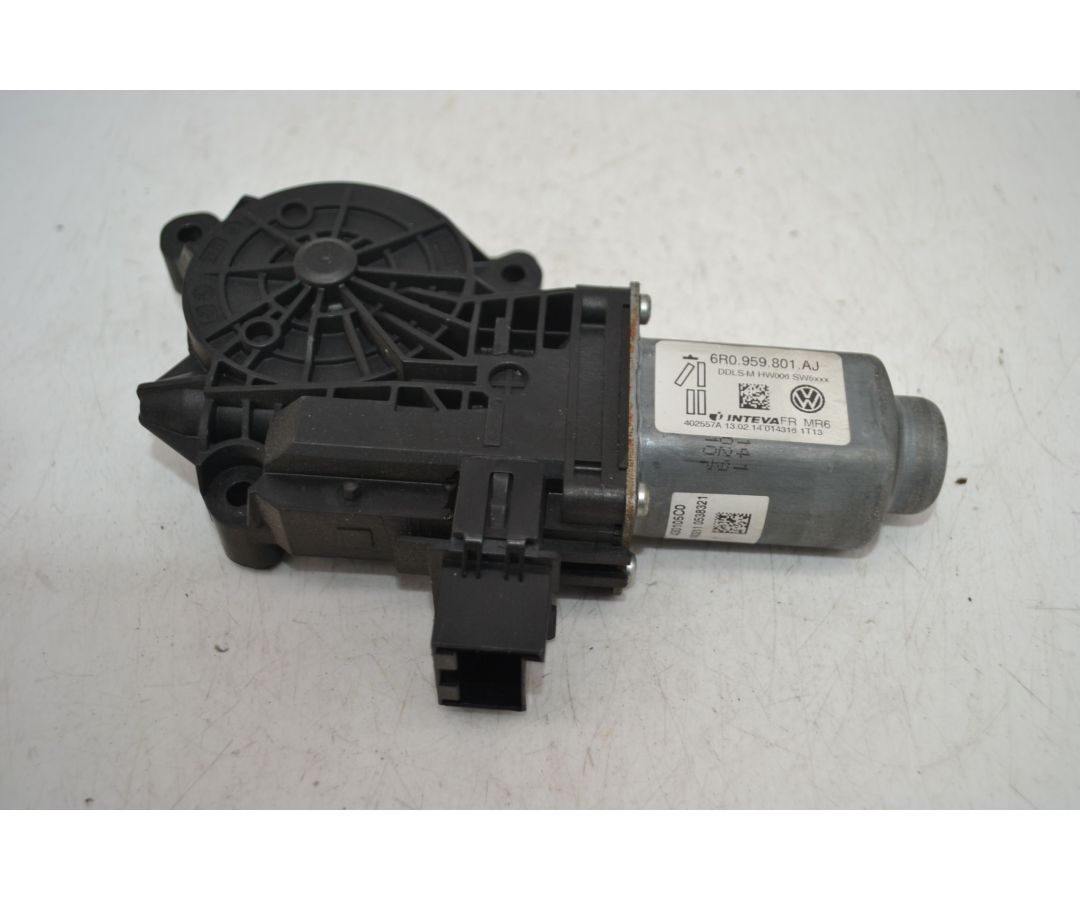 Motorino alalzavetro anteriore SX Volkswagen Polo 6R Dal 2009 al 2014 Cod 6R0959801AJ  1712907300648