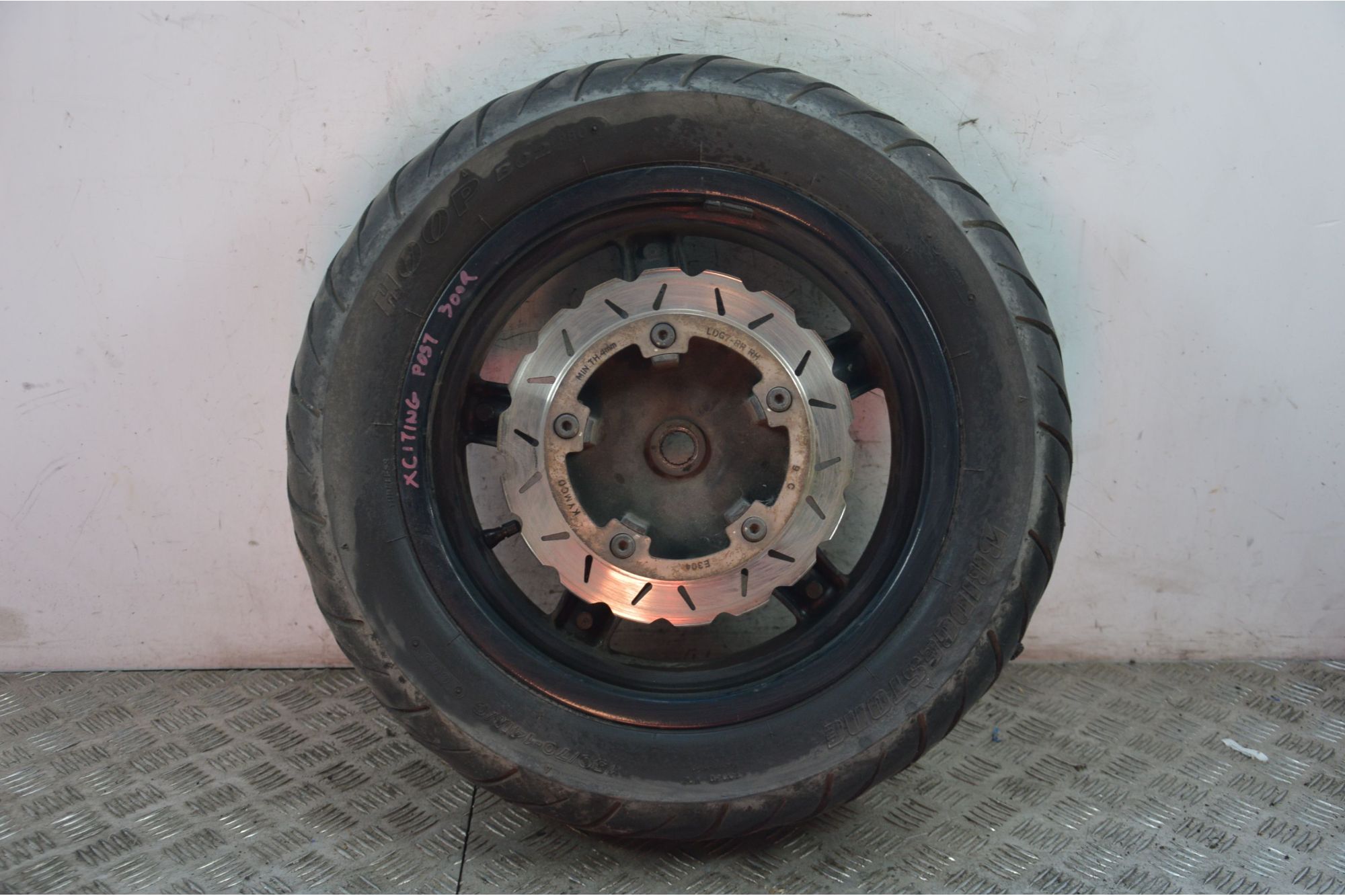 Cerchio posteriore Kymco Xciting 300 R dal 2007 al 2014  1718182262787