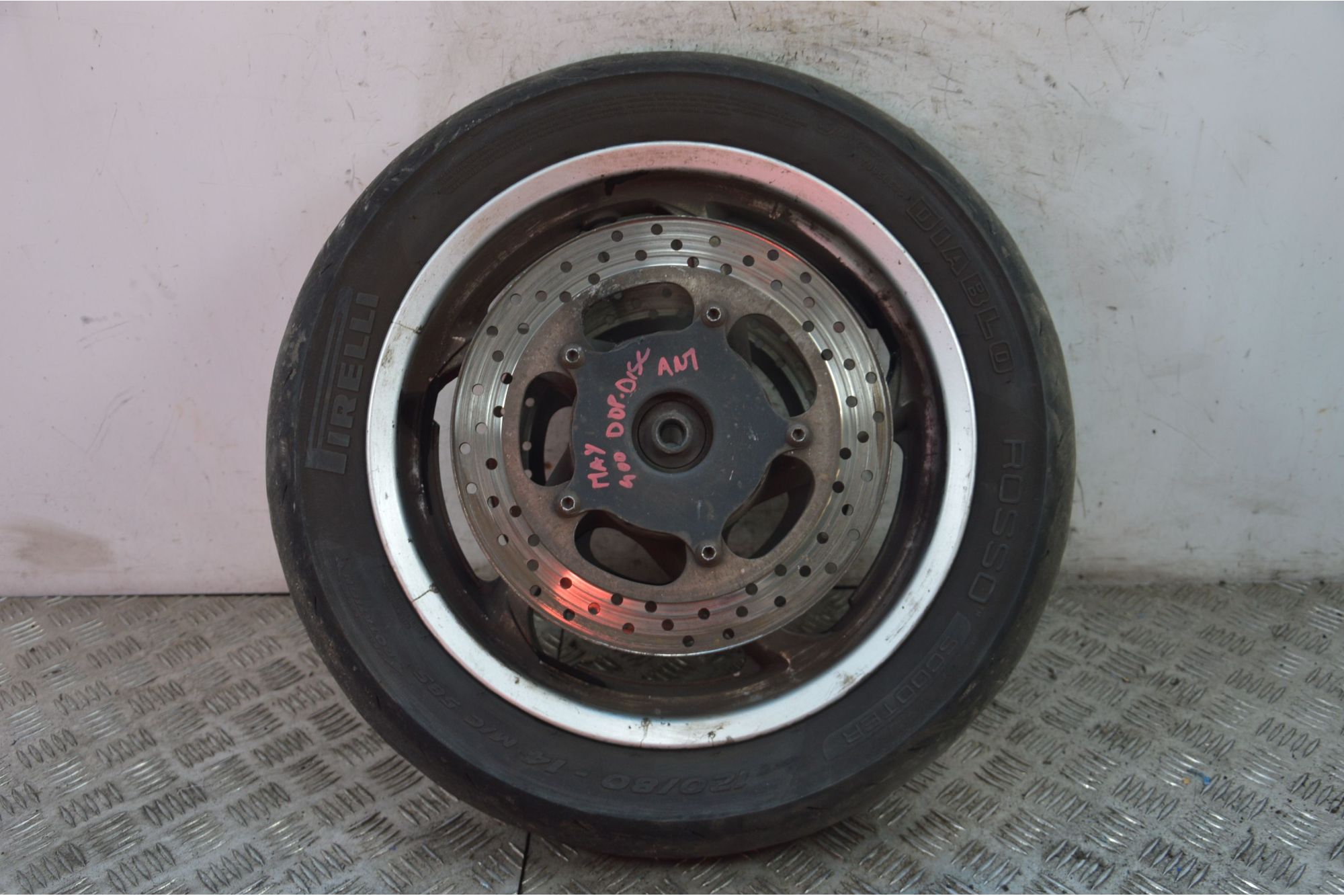 Cerchio Anteriore Yamaha Majesty 400 Doppio Disco dal 2004 al 2008  1718207678210