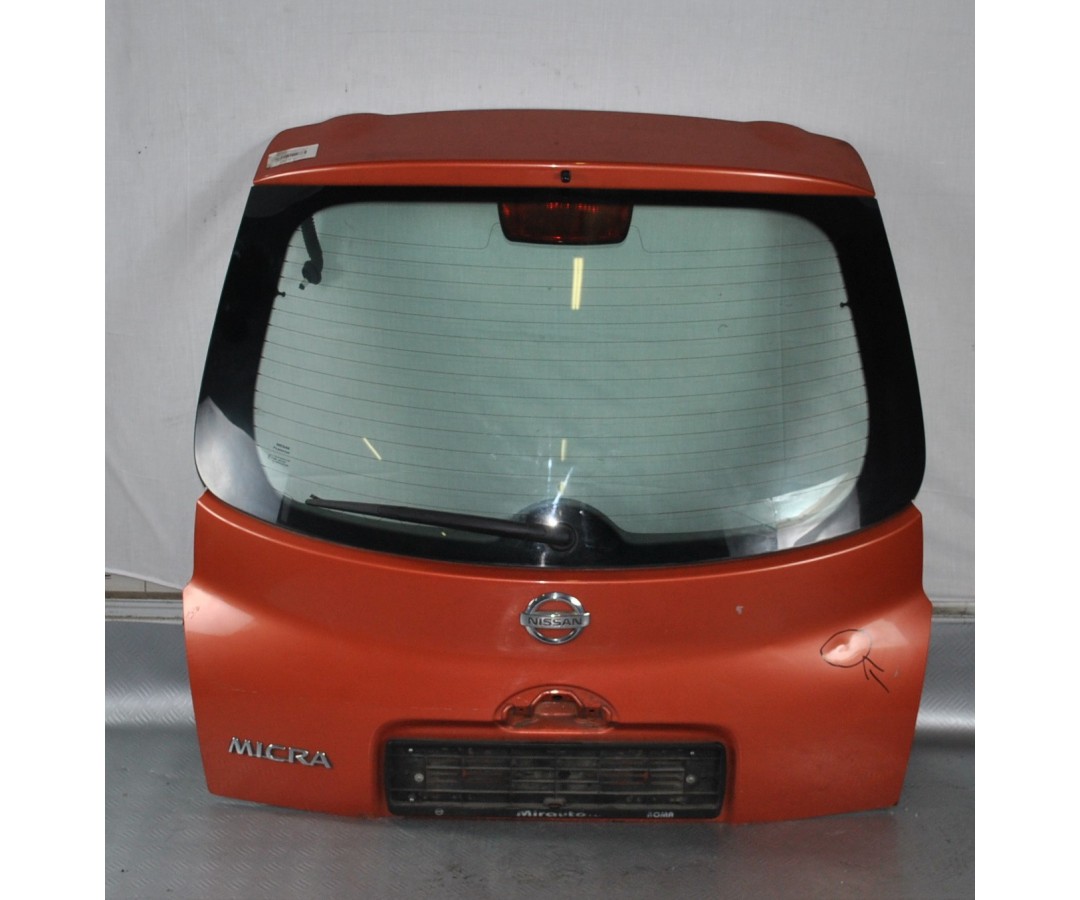 Portellone bagagliaio posteriore Nissan Micra K12 dal 2002 al 2010  2411111176443