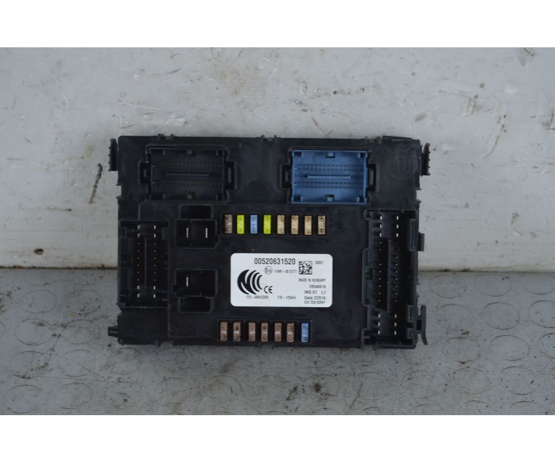 Body Computer Fiat Tipo II dal 2015 in poi Cod 00520631520 1723021630726 Body Computer Fiat Tipo II dal 2015 in poi Cod 00520631520 1723021630726