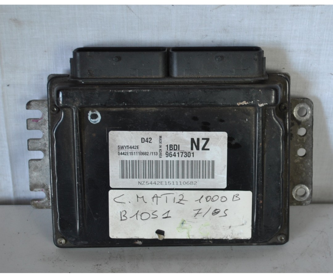 Centralina motore ECU Chevrolet Matiz dal 2005 al 2011 Cod. 96417301  2411111182192