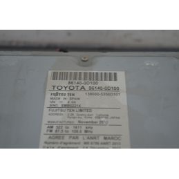 Autoradio Toyota Yaris Dal 2011 al 2019 Cod 138000-5350D101  1727245992936
