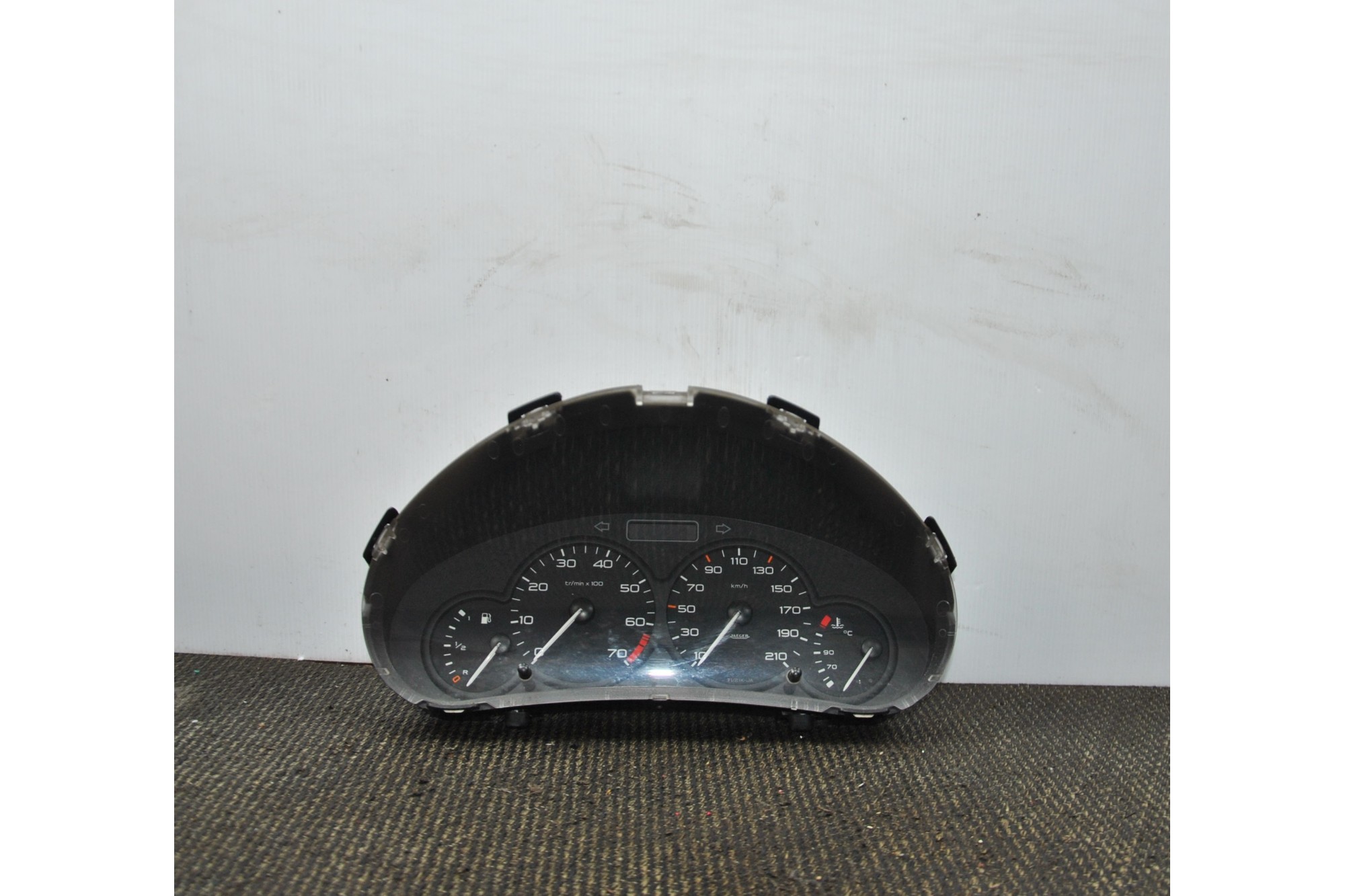 Strumentazione Contachilometri Completa Peugeot 206 dal 2003 al 2012 Cod 9648836480  2411111183595
