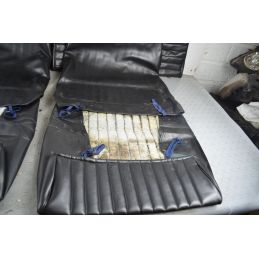Kit Fodere coprisedili FIAT 500 epoca Nero Cannellato in Similpelle DIG  1729691810543