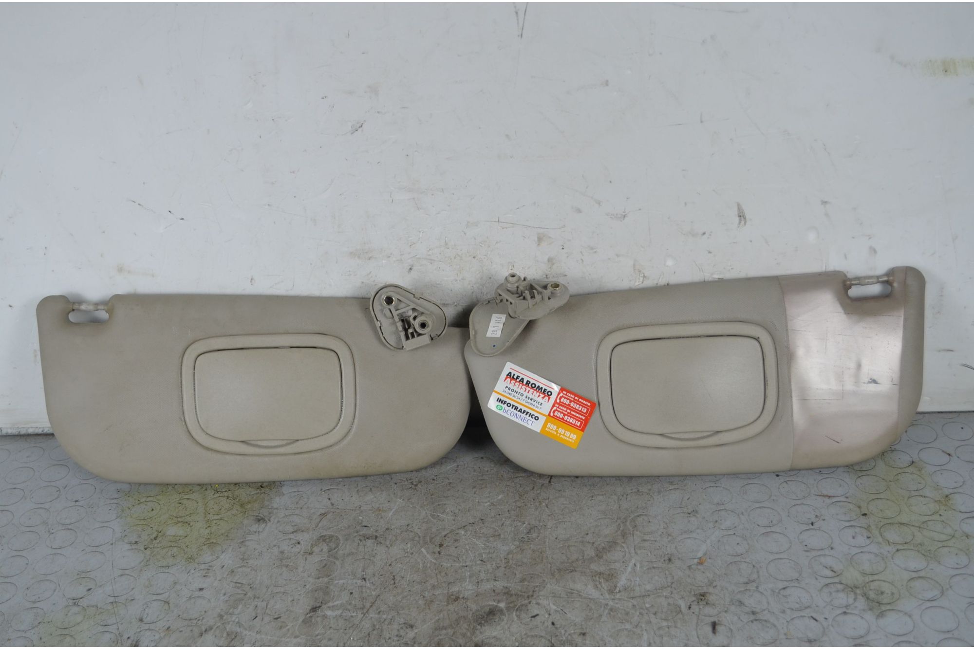 Alette Parasole Alfa Romeo 147 Dal 2000 al 2010 Cod 735350962 Cod 735350958  1731660974170