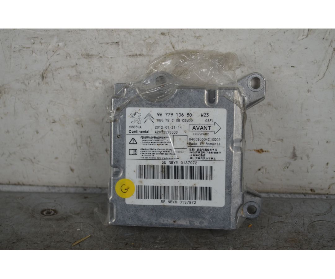Centralina Airbag Peugeot 508 Dal 2010 al 2018 Cod 9677910680 1733923956732 Centralina Airbag Peugeot 508 Dal 2010 al 2018 Cod 9677910680 1733923956732