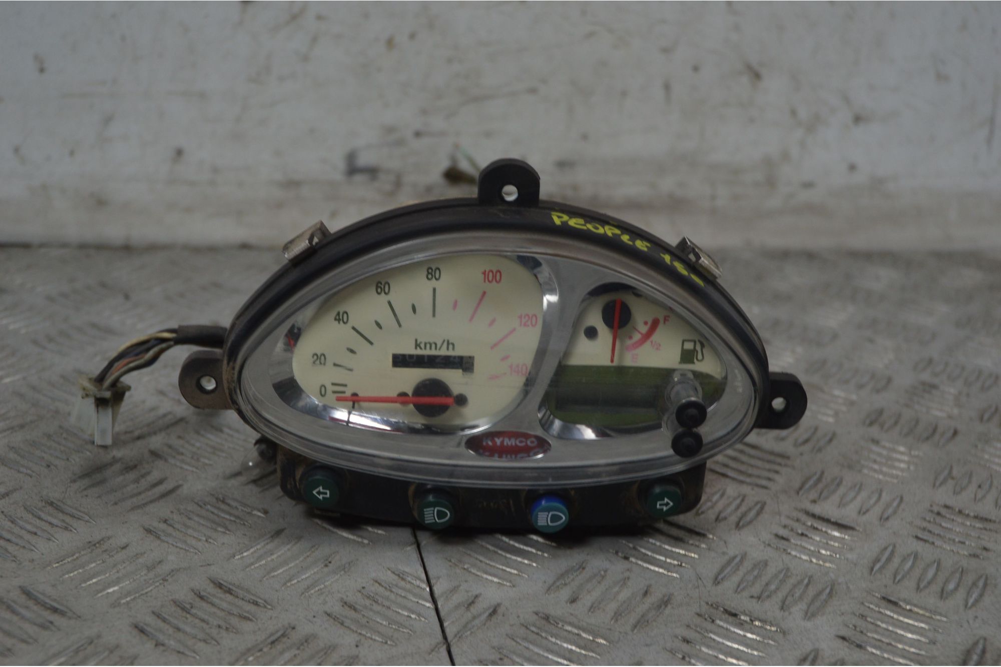 Strumentazione Contachilometri Kymco People 150 Dal 1999 al 2005 KM 60124  1734442279425