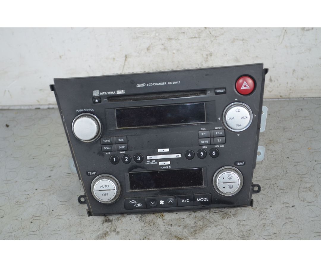 Autoradio Subaru Legacy IV Dal 2003 al 2009 Cod 86201AG460 1735812072554 Autoradio Subaru Legacy IV Dal 2003 al 2009 Cod 86201AG460 1735812072554