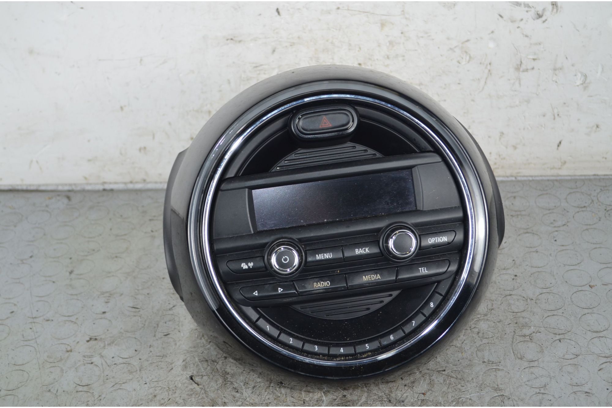 Autoradio + Pulsantiera Quattro frecce Mini Cooper F56 Dal 2014 al 2021 Cod 10R-041081  1736501940765
