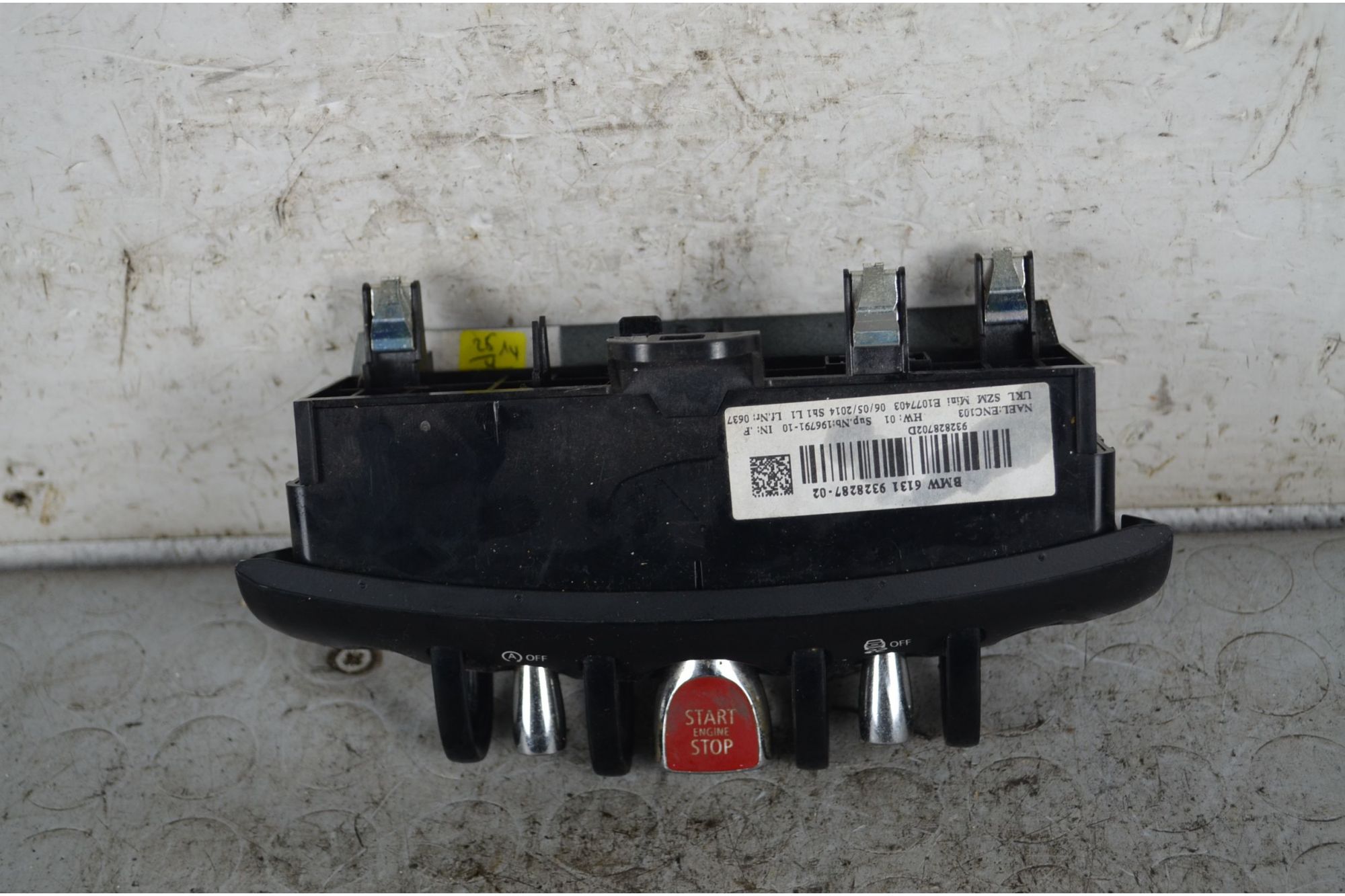Pulsantiera Accensione Mini Cooper F56 Dal 2014 al 2021 Cod 61319328287-02  1736507496396