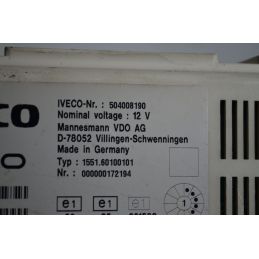 Strumentazione Contachilometri Completa Iveco Daily Dal 2000 al 2005 Cod 504008190  1737021790281